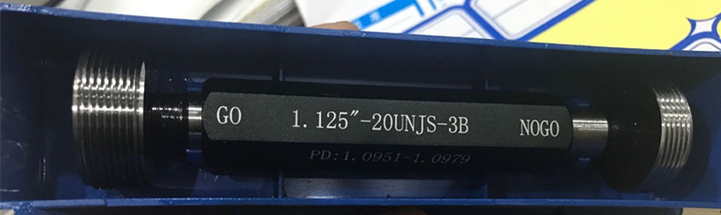 1.125-20UNJS-3B plug gage